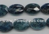 CAP68 15.5 inches 13*18mm faceted oval dyed apatite gemstone beads