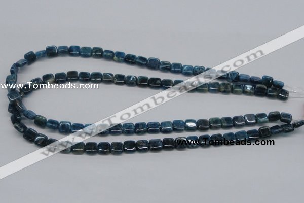 CAP70 15.5 inches 8*8mm square dyed apatite gemstone beads wholesale