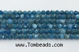 CAP706 15.5 inches 8mm faceted round apatite gemstone beads wholesale