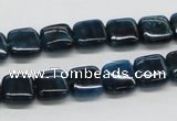 CAP71 15.5 inches 10*10mm square dyed apatite gemstone beads wholesale