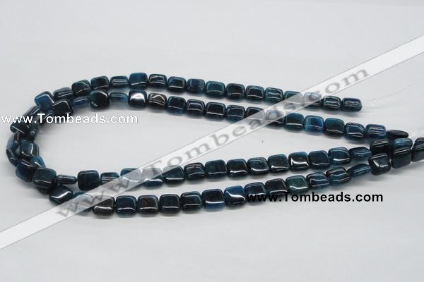 CAP71 15.5 inches 10*10mm square dyed apatite gemstone beads wholesale