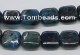 CAP72 15.5 inches 12*12mm square dyed apatite gemstone beads wholesale