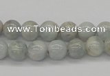 CAQ103 15.5 inches 10mm round AB grade natural aquamarine beads