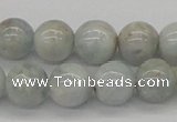 CAQ106 15.5 inches 16mm round AB grade natural aquamarine beads