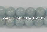 CAQ110 15.5 inches 10mm round A grade natural aquamarine beads