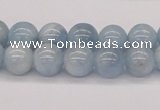 CAQ116 15.5 inches 8mm round AA grade natural aquamarine beads