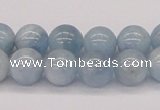 CAQ117 15.5 inches 10mm round AA grade natural aquamarine beads