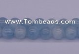 CAQ122 15.5 inches 6mm round AAA grade natural aquamarine beads