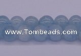 CAQ123 15.5 inches 8mm round AAA grade natural aquamarine beads