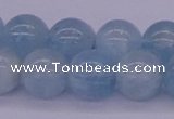 CAQ126 15.5 inches 14mm round AAA grade natural aquamarine beads