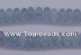 CAQ138 15.5 inches 3*6mm rondelle natural aquamarine beads