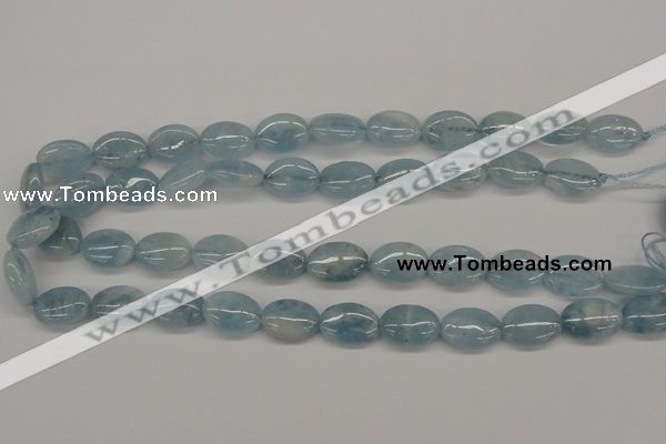 CAQ145 15.5 inches 13*18mm oval natural aquamarine beads wholesale