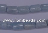 CAQ152 15.5 inches 8*12mm rectangle natural aquamarine beads