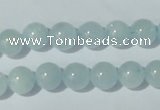 CAQ202 15.5 inches 10mm round natural aquamarine beads wholesale