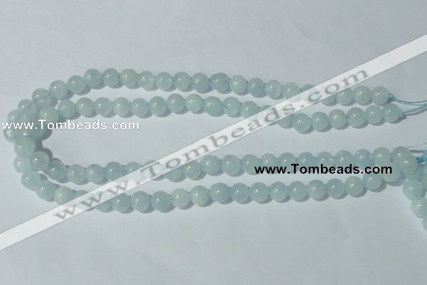 CAQ202 15.5 inches 10mm round natural aquamarine beads wholesale