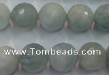 CAQ226 15 inches 14mm faceted round aquamarine beads wholesale