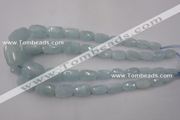 CAQ415 8*12mm – 18*28mm faceted nuggets natural aquamarine beads