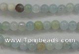 CAQ451 15.5 inches 4mm round aquamarine beads wholesale