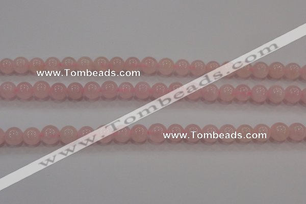 CAQ480 15.5 inches 4mm round natural pink aquamarine beads