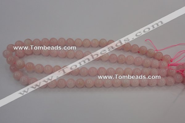 CAQ482 15.5 inches 8mm round natural pink aquamarine beads