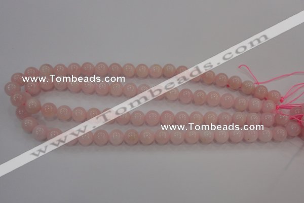 CAQ484 15.5 inches 12mm round natural pink aquamarine beads