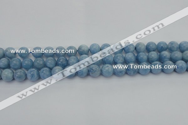 CAQ539 15.5 inches 12mm round AAA grade natural aquamarine beads