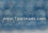 CAQ545 15.5 inches 8mm round AAAA grade natural aquamarine beads