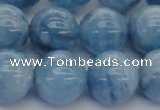 CAQ548 15.5 inches 14mm round AAAA grade natural aquamarine beads