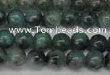 CAQ601 15.5 inches 6mm round aquamarine gemstone beads