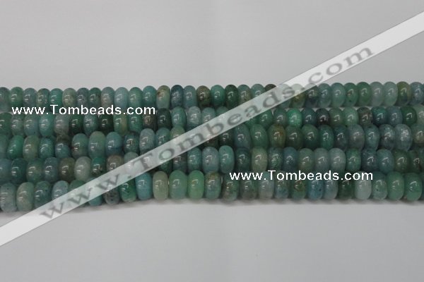 CAQ611 15.5 inches 5*8mm rondelle aquamarine gemstone beads