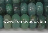 CAQ613 15.5 inches 7*12mm rondelle aquamarine gemstone beads