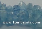 CAQ63 15.5 inches 8*10mm natural aquamarine chips beads