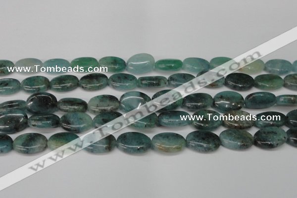 CAQ631 15.5 inches 15*20mm oval aquamarine gemstone beads