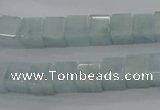 CAQ66 15.5 inches 8*8mm cube natural aquamarine beads wholesale