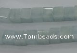 CAQ66 15.5 inches 8*8mm cube natural aquamarine beads wholesale