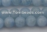 CAQ702 15.5 inches 8mm round natural aquamarine beads wholesale