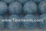 CAQ705 15.5 inches 14mm round natural aquamarine beads wholesale