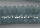 CAQ75 15.5 inches 3*7mm faceted rondelle A grade aquamarine beads