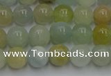 CAQ752 15.5 inches 8mm round aquamarine beads wholesale