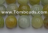 CAQ754 15.5 inches 12mm round aquamarine beads wholesale