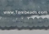 CAQ760 15.5 inches 4*6mm faceted rondelle aquamarine beads