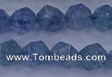 CAQ774 15.5 inches 12mm faceted nuggets imitation aquamarine beads