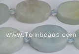 CAQ803 15.5 inches 15*20mm oval aquamarine gemstone beads