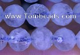 CAQ886 15.5 inches 6mm faceted round natural aquamarine beads