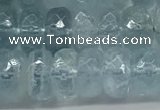 CAQ893 15.5 inches 5*9mm - 5*10mm faceted rondelle aquamarine beads