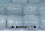 CAQ942 15 inches 9*10mm – 10*12mm nuggets aquamarine beads