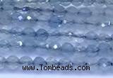 CAQ960 15 inches 2mm faceted round aquamarine beads