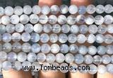 CAQ971 15 inches 6mm round aquamarine beads wholesale