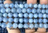 CAQ978 15 inches 8mm round aquamarine gemstone beads