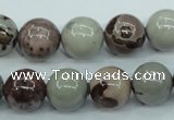 CAR05 15.5 inches 12mm round artistic jasper beads wholesale